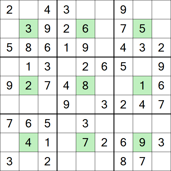 Center Dot Sudoku - Simple