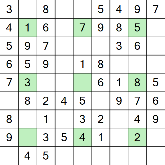 Center Dot Sudoku - Einfach