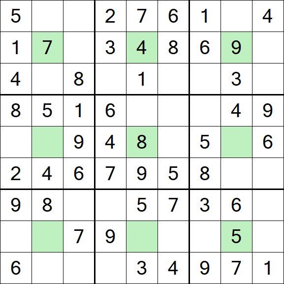 Center Dot Sudoku - Easy