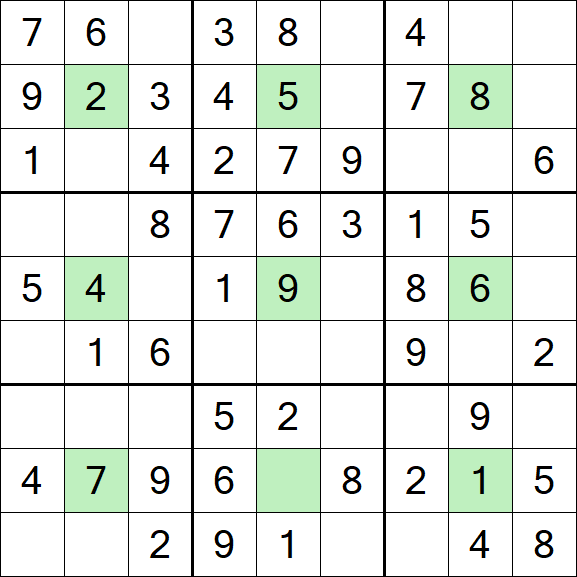 Center Dot Sudoku - Einfach