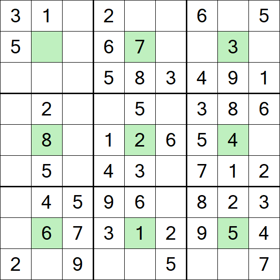 Center Dot Sudoku - Einfach