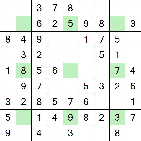 Center Dot Sudoku - Einfach