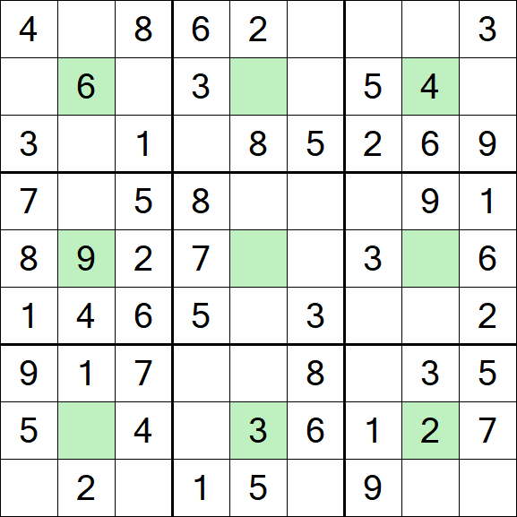 Center Dot Sudoku - Einfach
