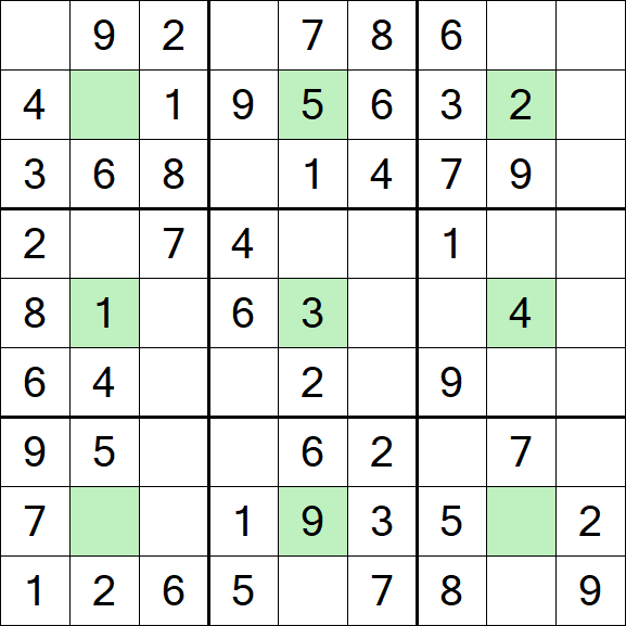 Center Dot Sudoku - Einfach