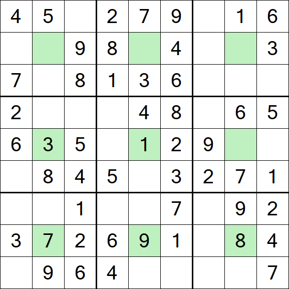 Center Dot Sudoku - Einfach