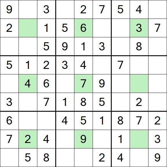 Center Dot Sudoku - Einfach
