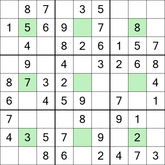 Center Dot Sudoku - Einfach