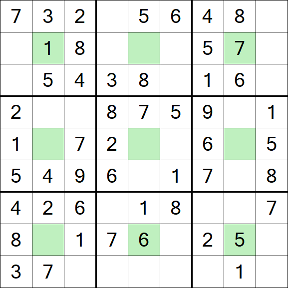 Center Dot Sudoku - Einfach