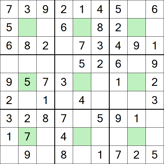 Center Dot Sudoku - Einfach