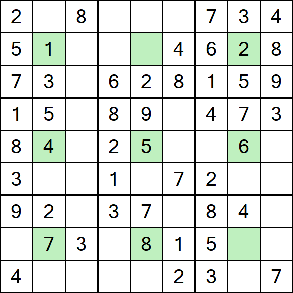 Center Dot Sudoku - Einfach