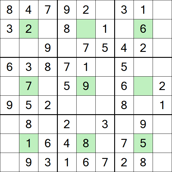 Center Dot Sudoku - Fácil