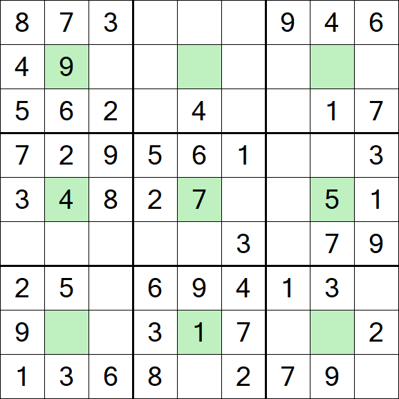 Center Dot Sudoku - Fácil