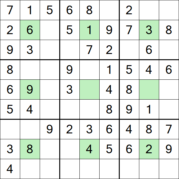 Center Dot Sudoku - Fácil
