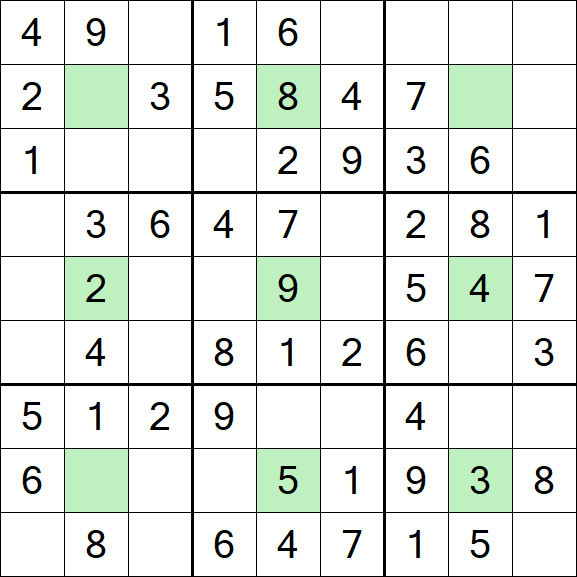 Center Dot Sudoku - Fácil