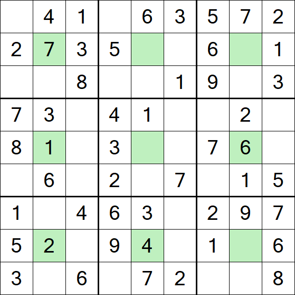 Center Dot Sudoku - Fácil
