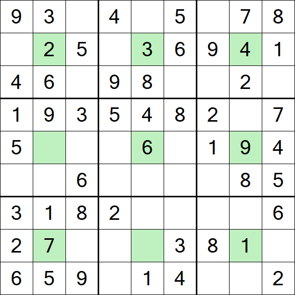 Center Dot Sudoku - Fácil