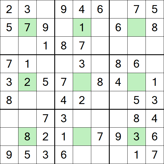 Center Dot Sudoku - Fácil
