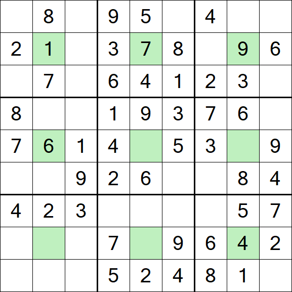 Center Dot Sudoku - Einfach
