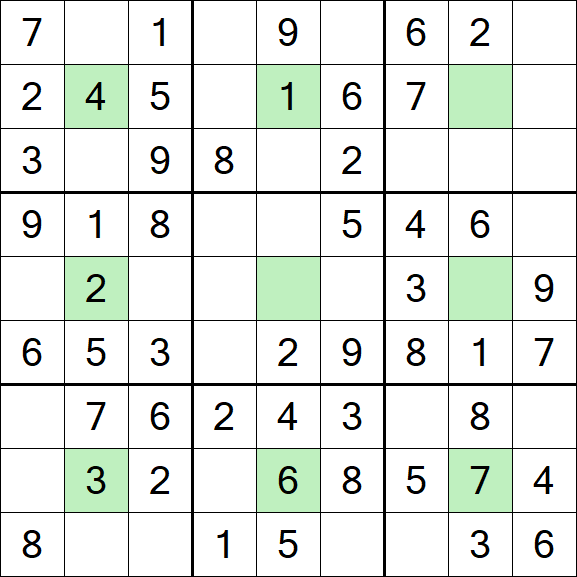 Center Dot Sudoku - Fácil