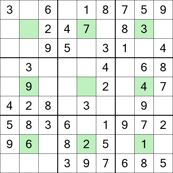 Center Dot Sudoku - Fácil