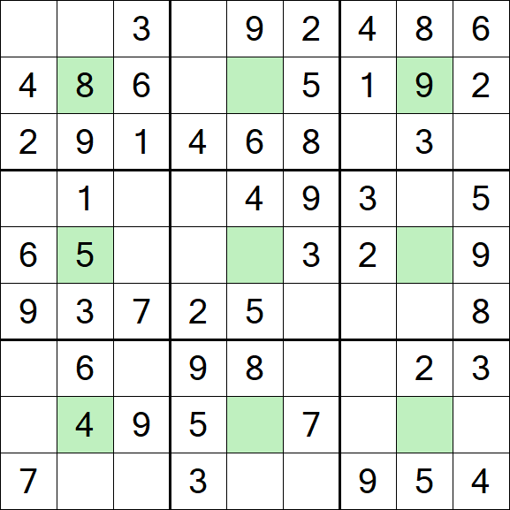 Center Dot Sudoku - Fácil
