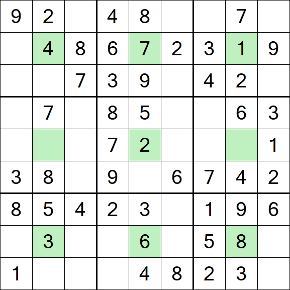 Center Dot Sudoku - Fácil
