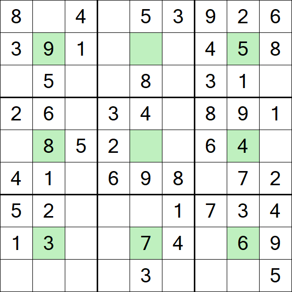 Center Dot Sudoku - Simple