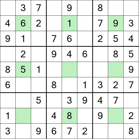 Center Dot Sudoku - Simple