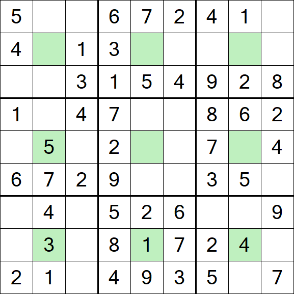 Center Dot Sudoku - Simple