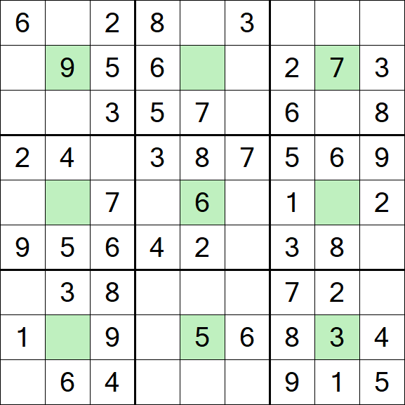 Center Dot Sudoku - Fácil