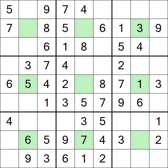Center Dot Sudoku - Fácil