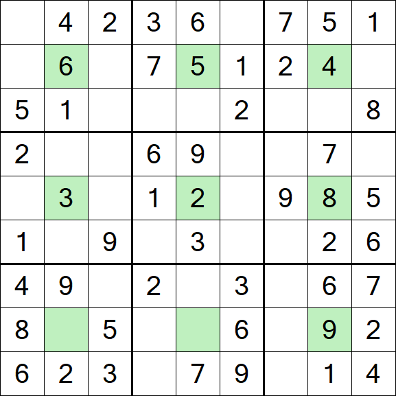 Center Dot Sudoku - Simple