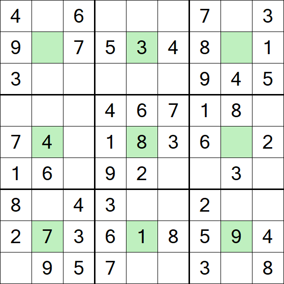 Center Dot Sudoku - Einfach