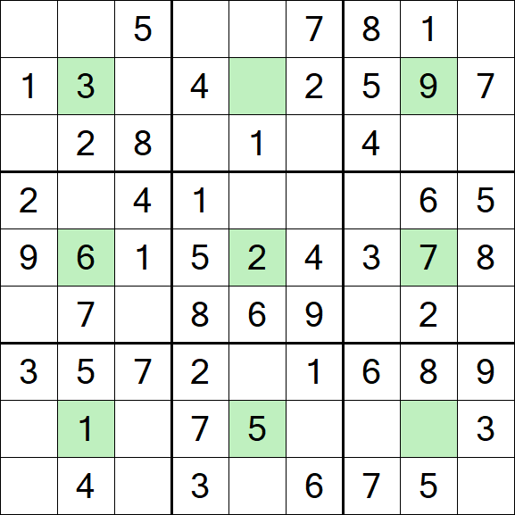 Center Dot Sudoku - Einfach