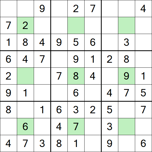 Center Dot Sudoku - Einfach