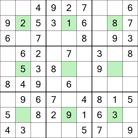 Center Dot Sudoku - Einfach