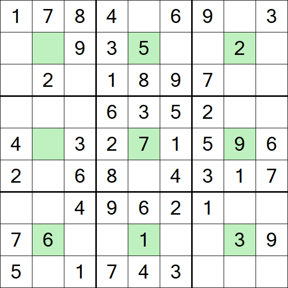 Center Dot Sudoku - Einfach