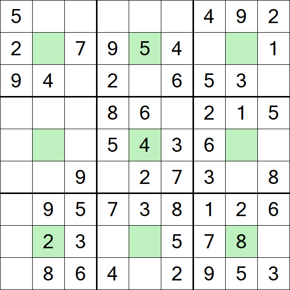 Center Dot Sudoku - Einfach