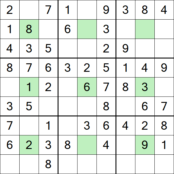 Center Dot Sudoku - Einfach