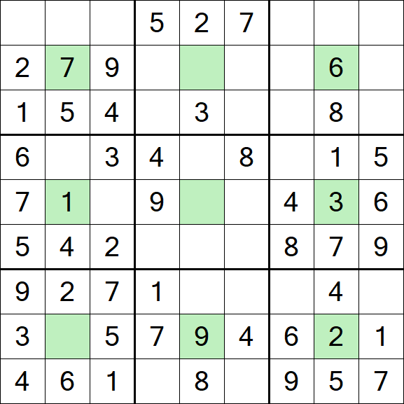 Center Dot Sudoku - Einfach