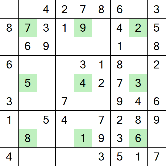 Center Dot Sudoku - Einfach