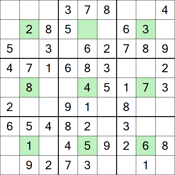 Center Dot Sudoku - Einfach