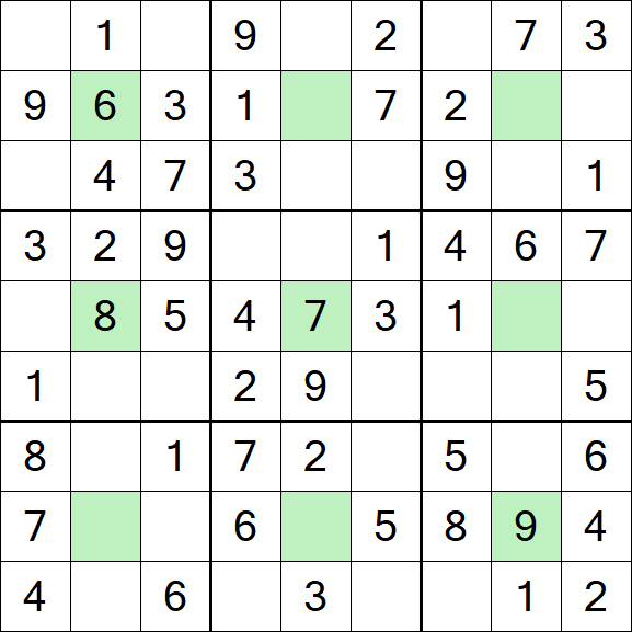 Center Dot Sudoku - Einfach