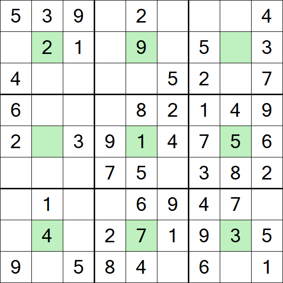 Center Dot Sudoku - Einfach