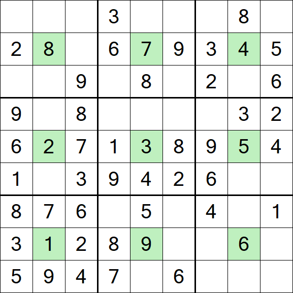 Center Dot Sudoku - Einfach
