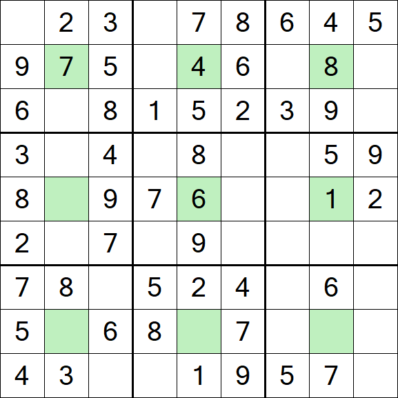Center Dot Sudoku - Einfach