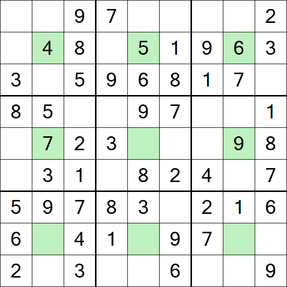 Center Dot Sudoku - Fácil