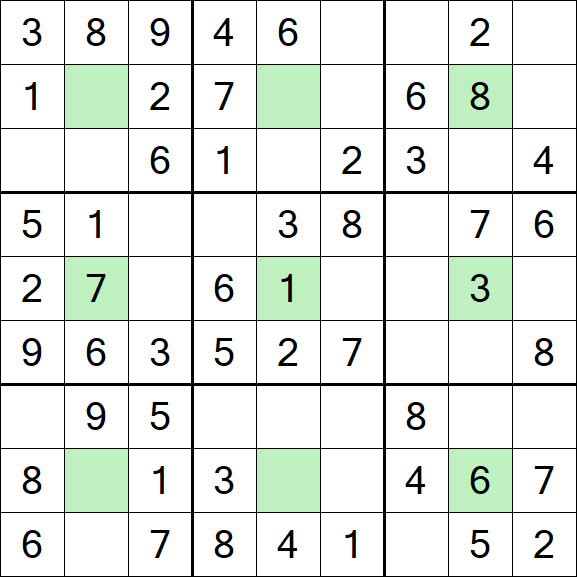 Center Dot Sudoku - Einfach