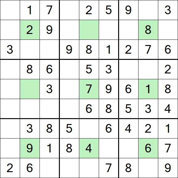 Center Dot Sudoku - Einfach