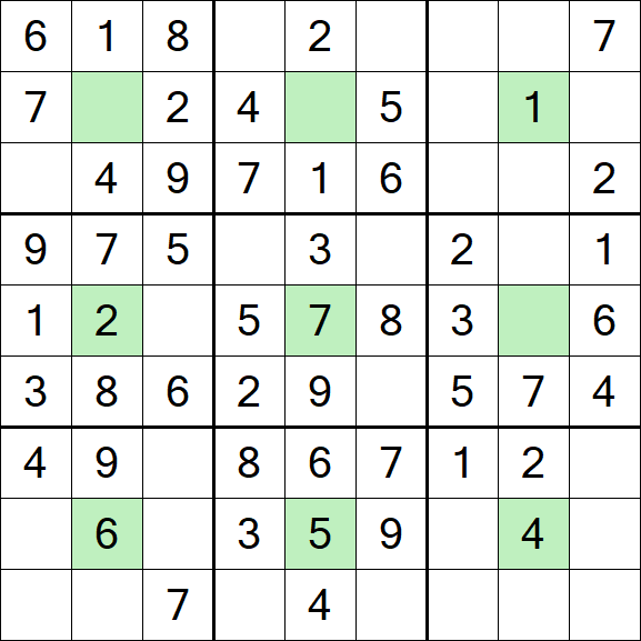 Center Dot Sudoku - Einfach